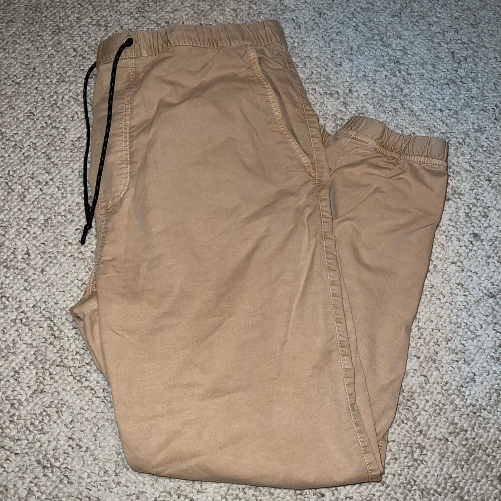 American Eagle Men’s Joggers Tan | Large